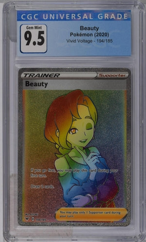 Beauty Vivid Voltage 194/185 CGC 9.5 gem Mint