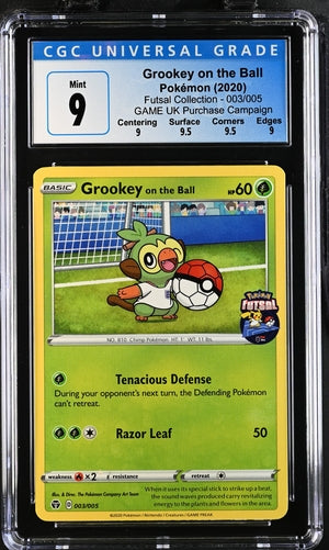 Pokemon: Grookey on the Ball Promo 003/005 CGC 9