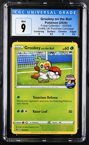 Pokemon: Grookey on the Ball Promo 003/005 CGC 9