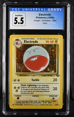 Pokemon: Electrode Jungle Unlimited 2/64 CGC 5.5