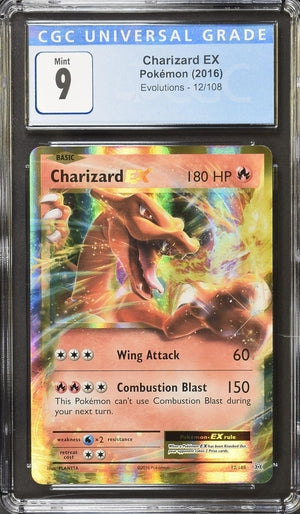 Charizard EX Evolutions 12/108 CGC 9