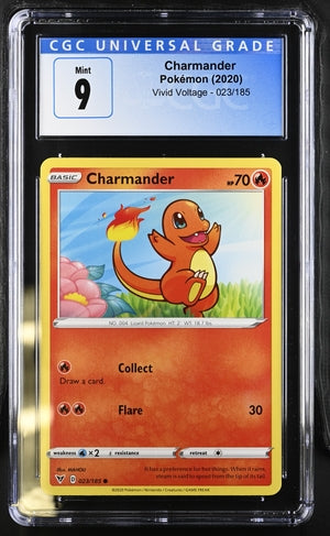 Charmander Vivid Voltage 023/185 CGC 9