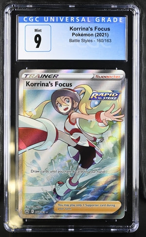 Korrina's Focus Full Art 160/163 CGC 9