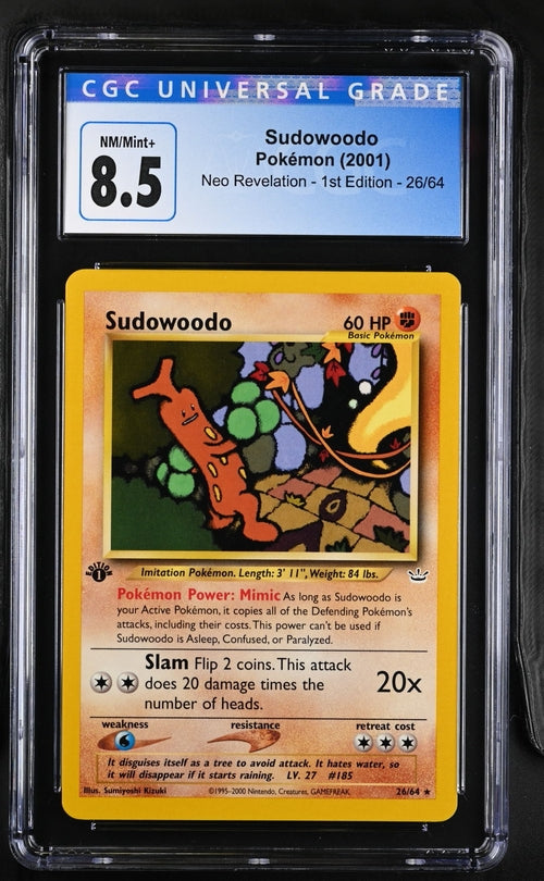 Sudowoodo Neo Revelations 1st Edition 26/64 CGC 8.5