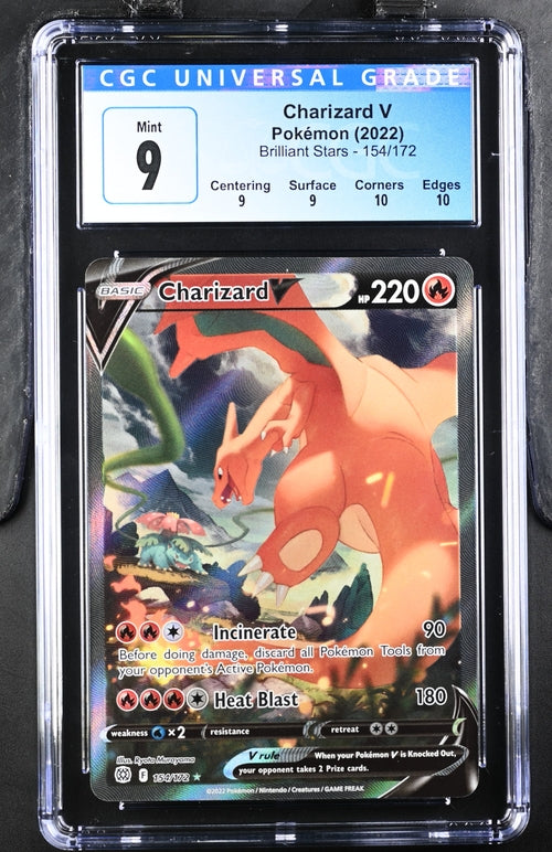 Charizard V Brilliant Stars 154/172 CGC 9