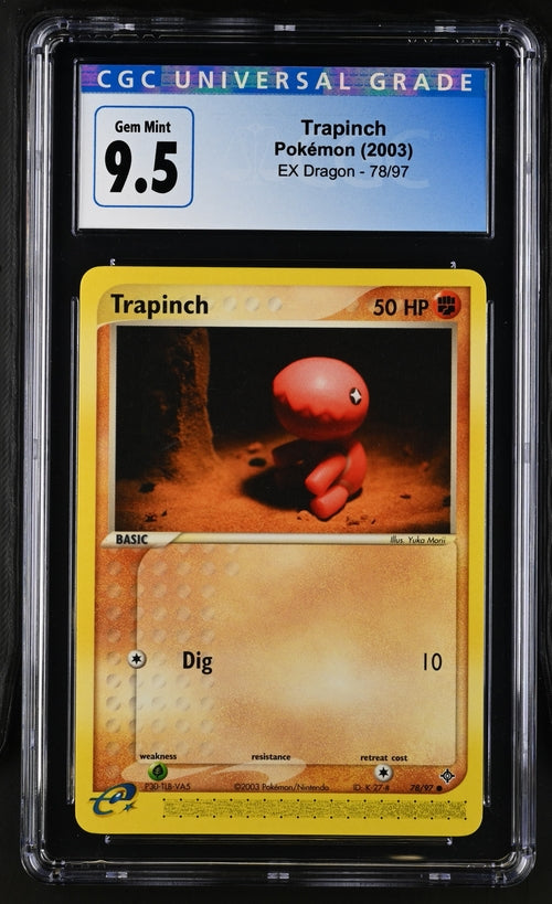 Pokemon: Trapinch EX Dragon 78/97 CGC 9.5 Gem Mint