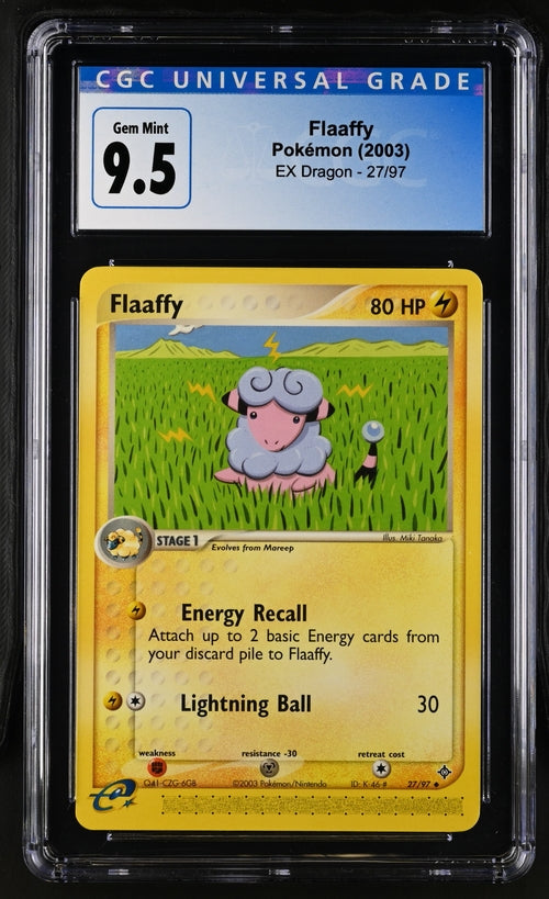 Pokemon: Flaaffy EX Dragon 27/97 CGC 9.5 Gem Mint