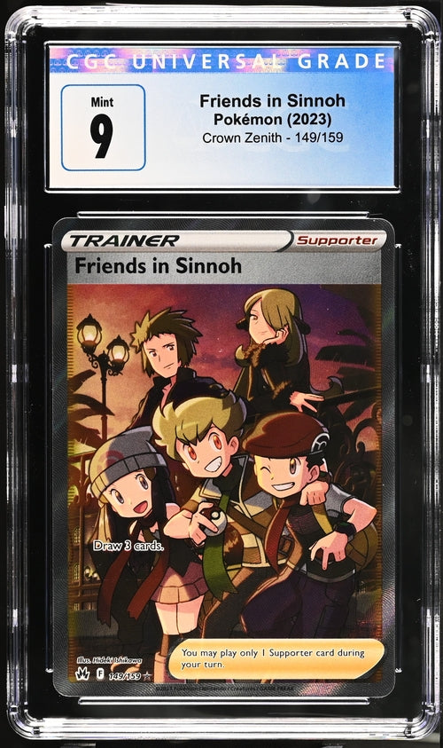 Friends in Sinnoh Crown Zenith 149/159 CGC 9