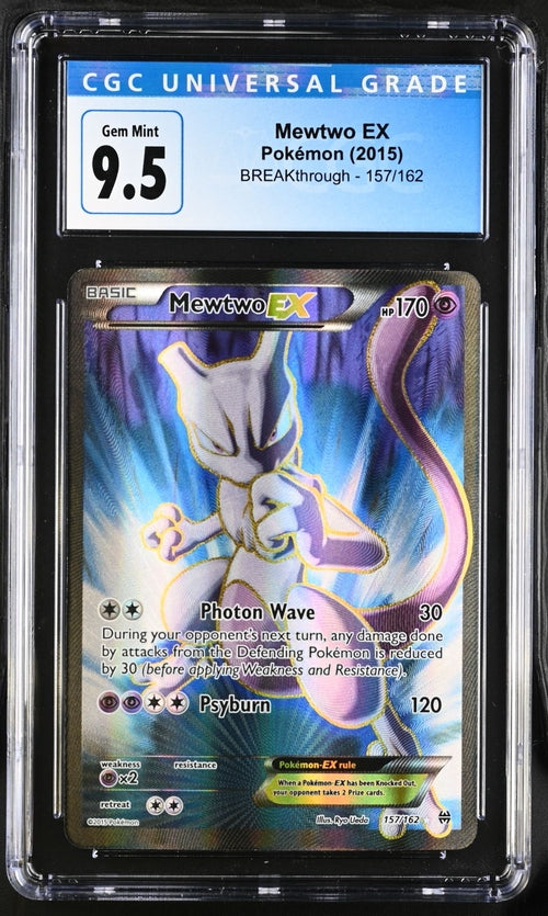 Mewtwo EX BREAKthrough 157/162 CGC 9.5 Gem Mint
