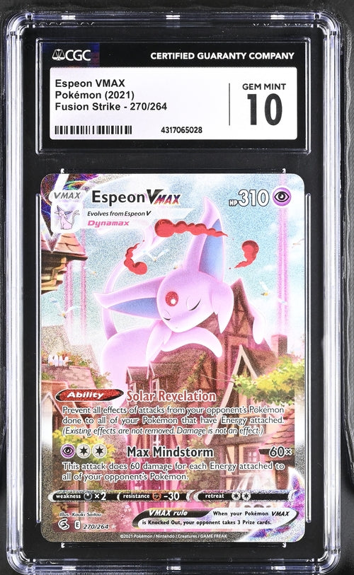 Espeon VMAX Fusion Strike 270/264 CGC 10