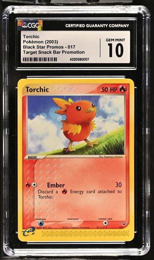 Pokemon: Torchic Target Nintendo Promo 017 CGC 10 Gem Mint - Josh's Cards