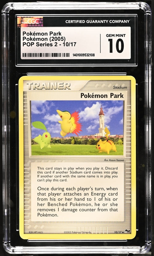 Pokemon: Pokemon Park POP Series 2 10/17 CGC 10