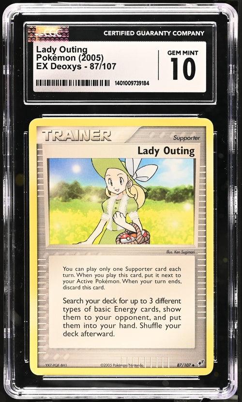 Pokemon: Lady Outing EX Deoxys 87/107 CGC 10 Gem Mint