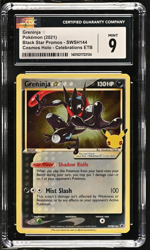 Greninja Star Promo SWSH144 CGC 9