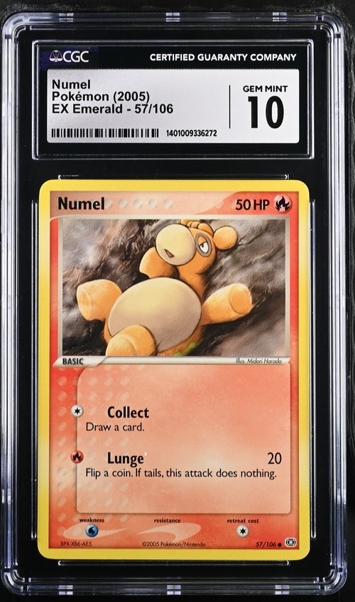 Numel EX Emerald 57/106 CGC 10