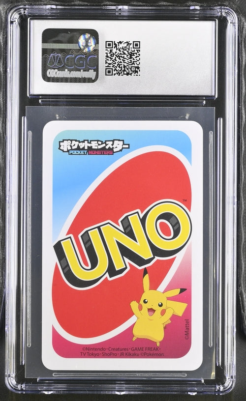 Mewtwo Pokemon UNO Red CGC 9.5