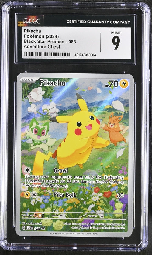 Pikachu Promo SVP 088 CGC 9