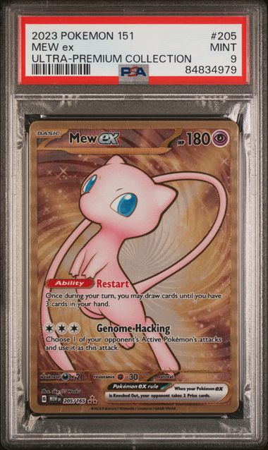 Mew ex Metal Promo 205/165 PSA 9