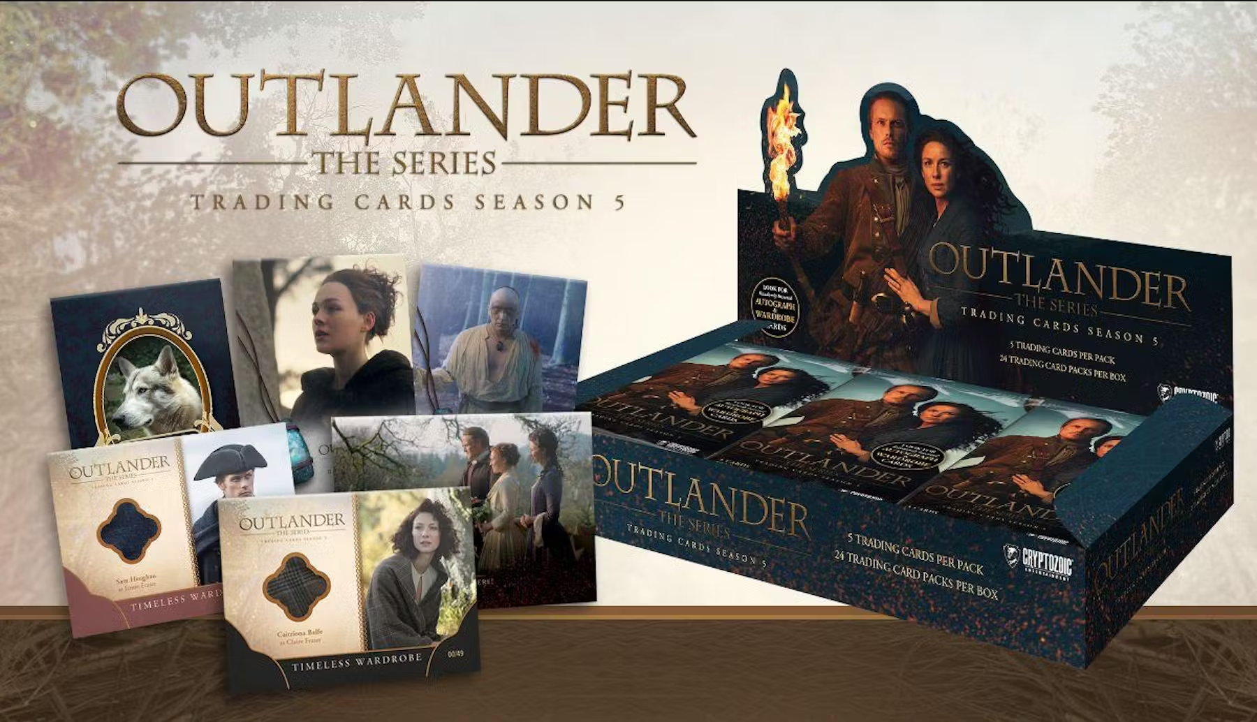 Cryptozoic Outlander the Series Trading Cards Season 5 Hobby Box