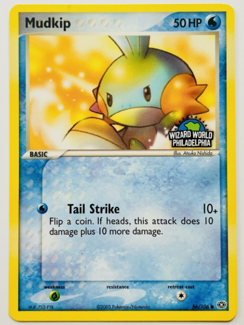 Pokemon: Mudkip Wizard World Philadelphia Promo 56/106