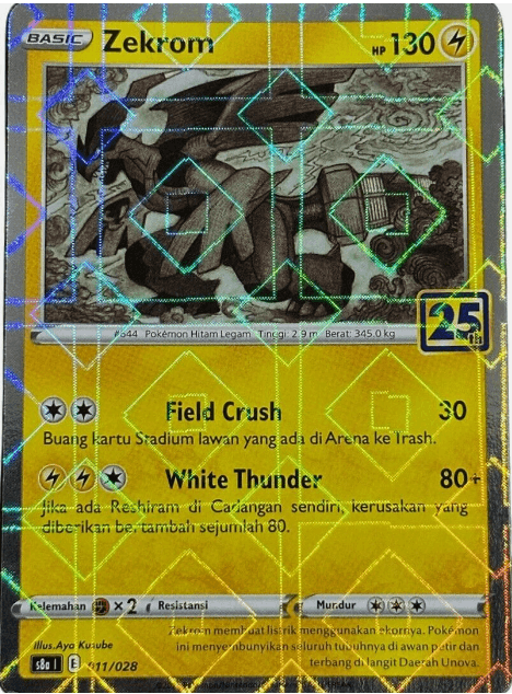 Zekrom (011/028) [25th Anniversary Collection] - Josh's Cards