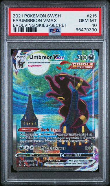 Umbreon VMAX Evolving Skies 215/203 PSA 10