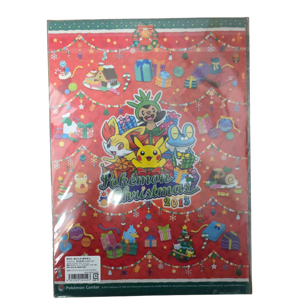Pokemon: Christmas 2013 Clear File Pokémon Japan