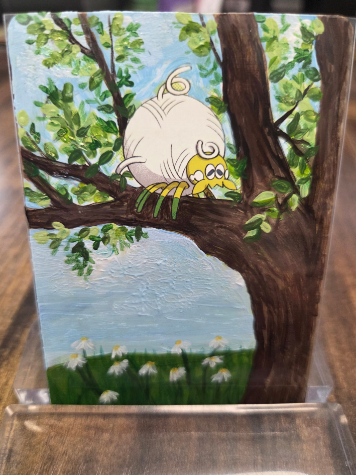 Custom Painted Tarountula Pokemon Card