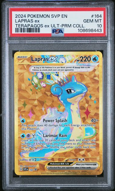 Lapras ex Promo SVP 164 PSA 10
