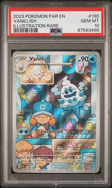 Pokemon: Vanillish Paradox Rift 190/182 PSA 10