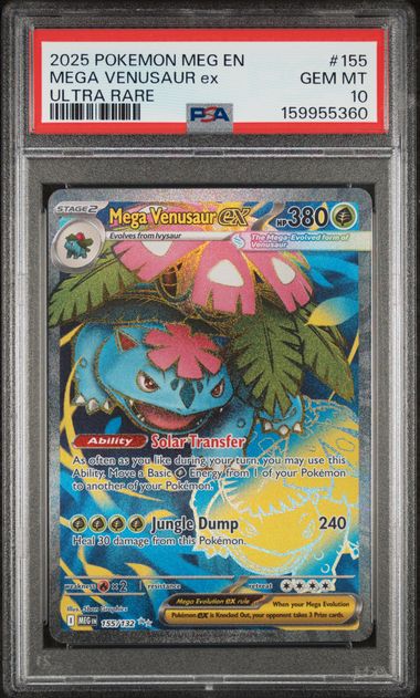 Mega Venusaur ex Mega Evolution 155/132 PSA 10
