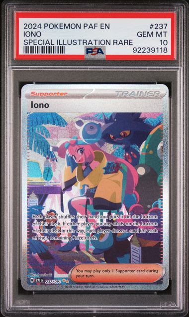 Iono Paldean Fates 237/091 PSA 10