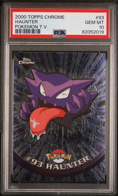 Haunter Topps Pokemon Chrome Series 1 #93 PSA 10