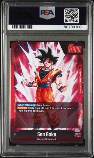 Son Goku Fusion World Starter Deck FS01-01 PSA 10