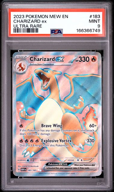Charizard ex 151 183/165 PSA 9