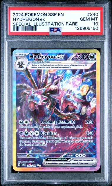 Hydreigon ex Surging Sparks 240/191 PSA 10