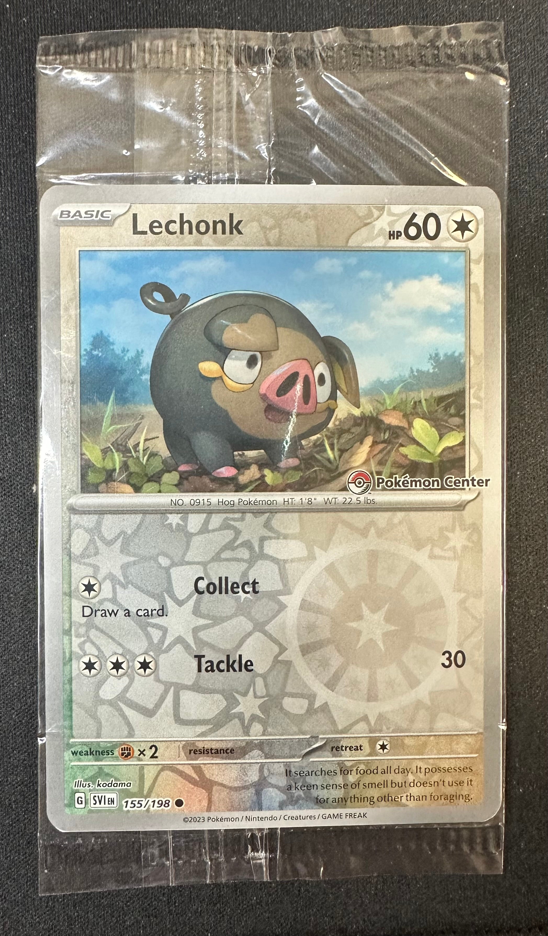 Lechonk [Sealed] (155/198) (Pokemon Center Exclusive) [Scarlet & Violet: Base Set]