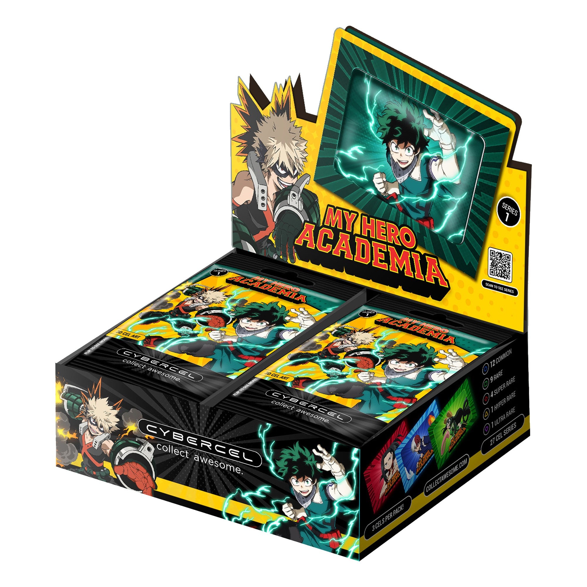 Cybercel: My Hero Academia Trading Cards Series 1 Booster Box