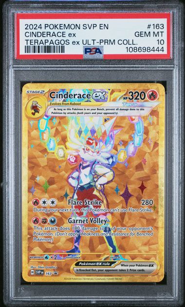 Cinderace ex Promo SVP 163 PSA 10