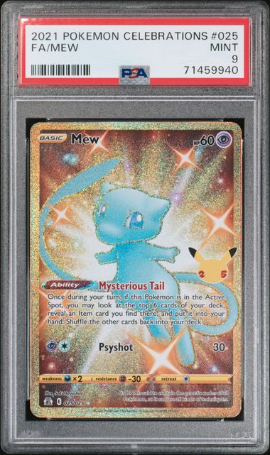 Mew Celebrations 025/025 PSA 10