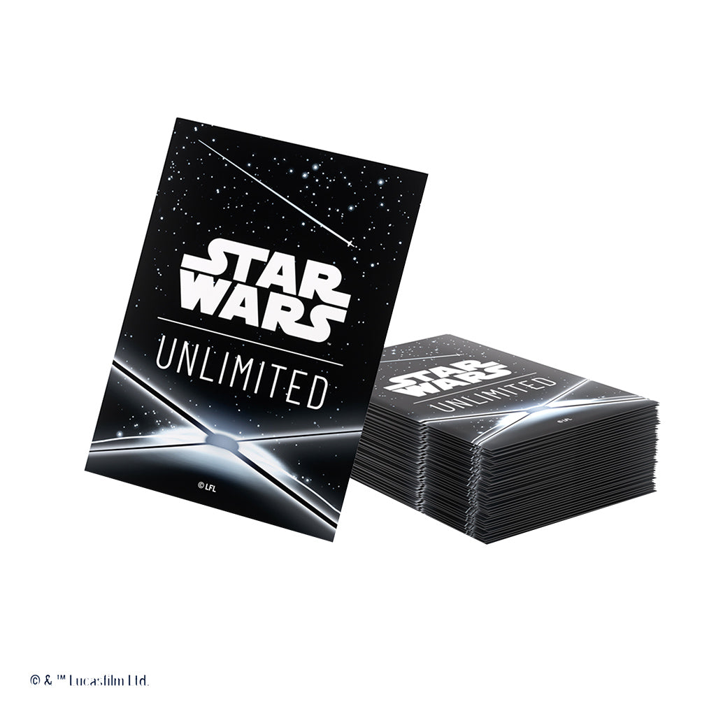 Gamegenic Star Wars: Unlimited Art Sleeves - Card Back Black (60ct)