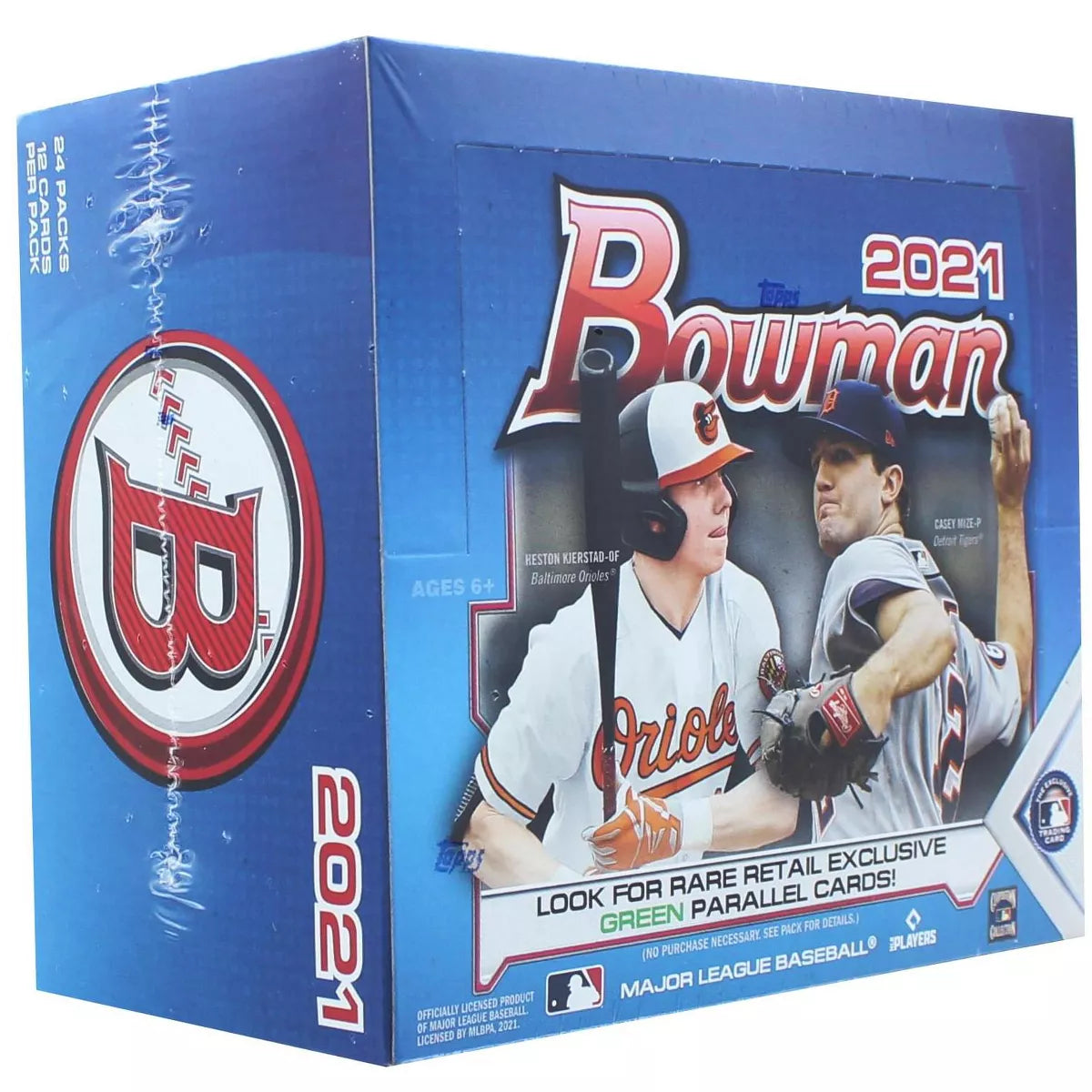 2021 Bowman Baseball 24-Pack Retail Box