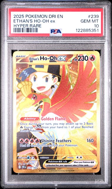 Ethan's Ho-oh ex Destined Rivals 239/182 PSA 10