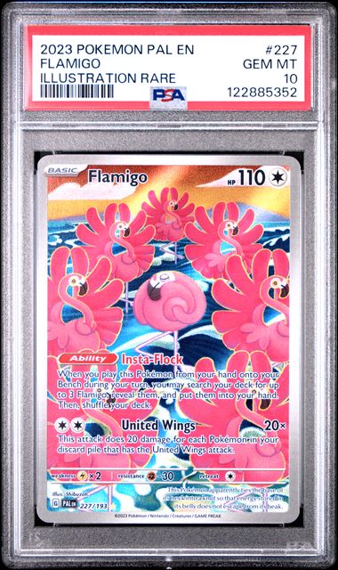 Flamigo Paldea Evolved 227/193 PSA 10