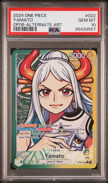 One Piece: Yamato Alternate Art OP06-022 PSA 10