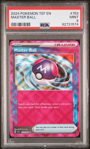 Master Ball Temporal Forces 153/162 PSA 9