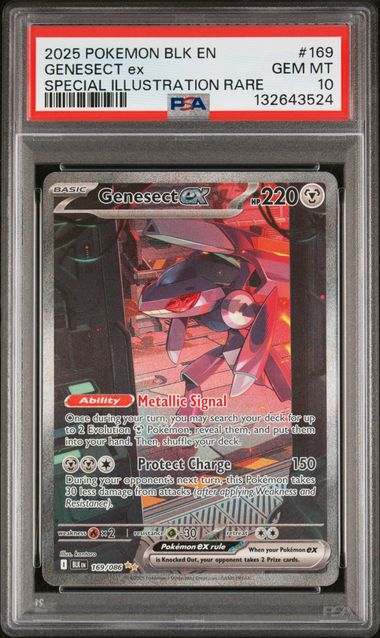 Genesect ex Black Bolt 169/086 PSA 10