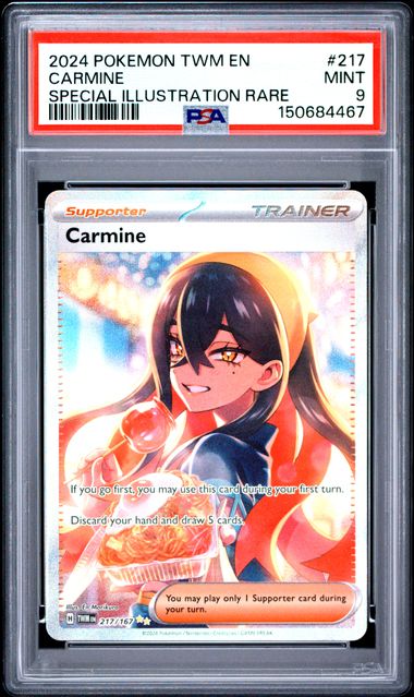 Carmine SIR Twilight Masquerade 217/167 PSA 9