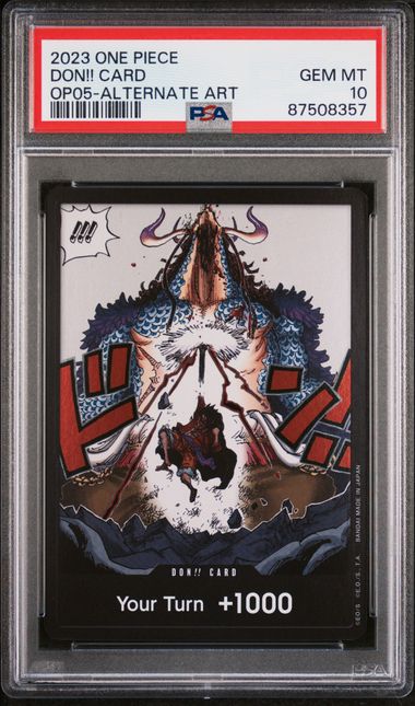 One Piece: Don!! Card Alternate Art OP05 PSA 10