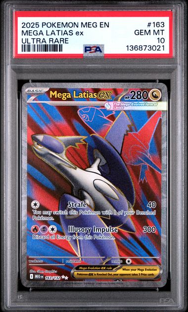 Mega Latias ex Mega Evolution ME01 163/132 PSA 10